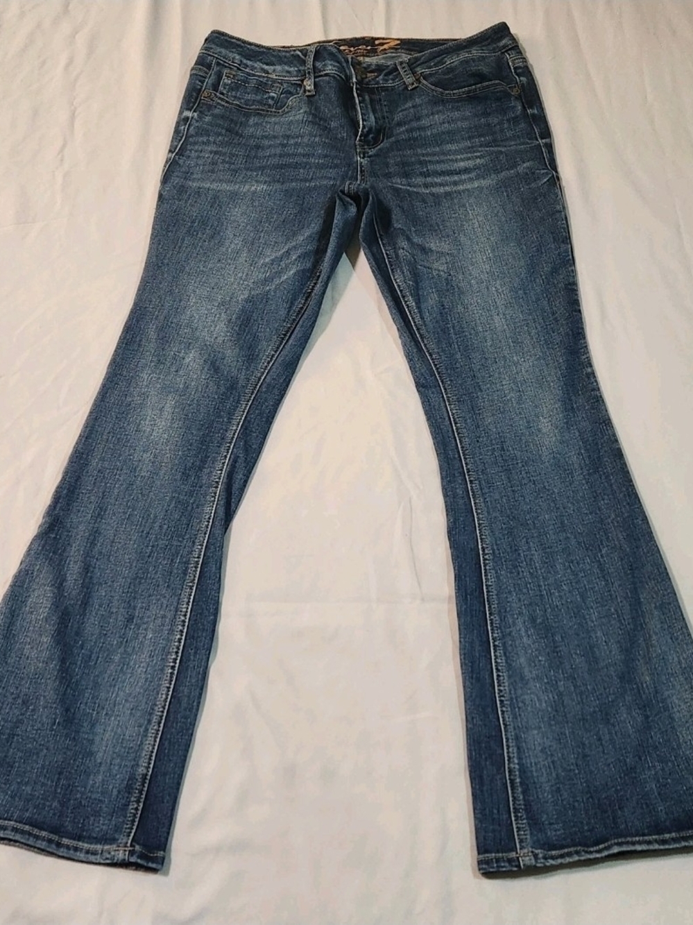 Classic Women's Blue Bootcut Jeans
